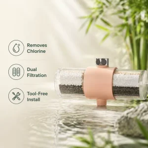 Universal Bathtub Shower Filter Dual Filtration ACF Carbon Cartridge