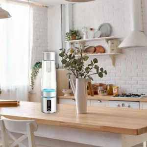 Upgrade Hydrogen Water Bottle Generator Portable Hydrogen Water Ionizer Machine Rechargeable for Home Office Travel Fitness