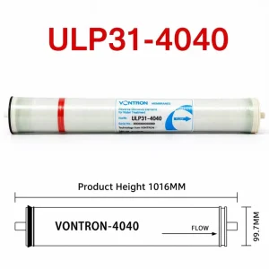 VONTRON RO Membrane ULP31 4040 Reverse Osmosis Membrane Element High Salt Rejection for Industrial Pure Water System