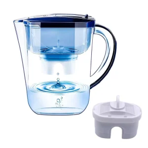 Vamia Portable Manual RV Household Kitchen Pitcher 3.5L Alkaline Water Filter Purifier with Activated Carbon Filter