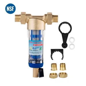 Vertical Installation Washable Inline Water Pre-Filter for Water Purification Systems