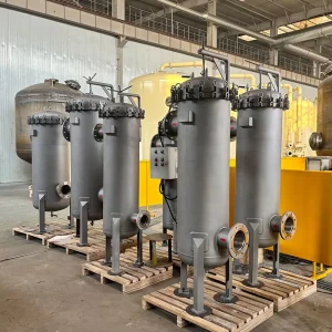 Vertical Stainless Steel Security Filter 15 T/H 25 T/H for Wastewater Recycling LFB-4-60X