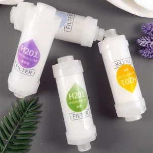 Vitamin C Scented Activated Carbon Shower Filter Home SPA Ionizer for Chlorine Removal for Household RV Use