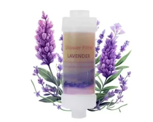 Vitamin C Shower Water Filter Rose Lemon Lavender Fragrance Shower Head Pre Filter Household Tap Water Chlorine Removal