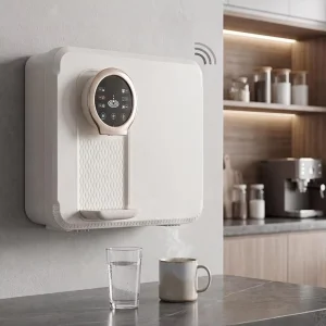 Voice-Activated Wall-Mounted RO Water Purifier Smart Touch Hot Water Dispenser with 3-Stage Filtration