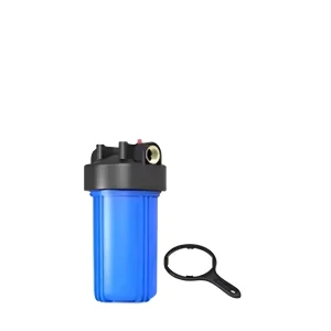 WHB10 10″x4.5″ Blue Pre Filtration System Whole House Water Filter Housing Made of PET Plastic for Household Sediment Removal