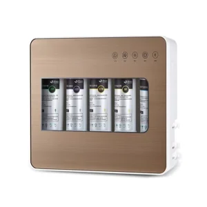 Wall-Mounted 5-Stage RO Water Purifier Self-Cleaning Reverse Osmosis Filter for Home RV Hotel Outdoor Use