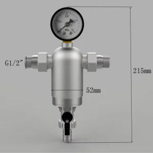 Wall-Mounted Magnetic Boiler Water Prefilter for Household Heating Systems