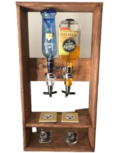 Wall-Mounted Whiskey Alcohol Liquor Dispenser for Mini Bar