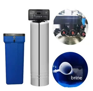 Wall-Mounted Whole-House Water Softener System for Hard Water