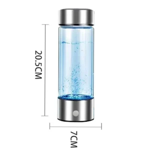 Water Bottle 420ml Water Insulated Mug Cup Hydrogen Rich Water Quality Filter Glass Water Bottle Insulated Mug Water Bottle