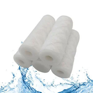 Water Chiller Water Filter System 5 Micron 10 40 Inch Pp Sediment String Wound Filter Cartridge for Water Purifier