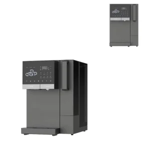 Water Dispenser Hotel Household Countertop Cold Hot Water Cooler Dispenser UV 200G RO Water Filter Dispenser