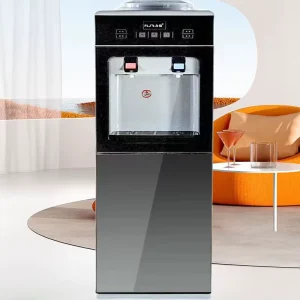 Water Dispensers Freestanding Machine Dispensing System Household Water Dispenser Outdoor Glass Vertical Tempered Glass Door