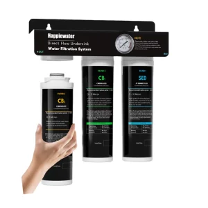 Water Filter Cartridges Replacement for Household Under Sink Carbon Block Water Filter System