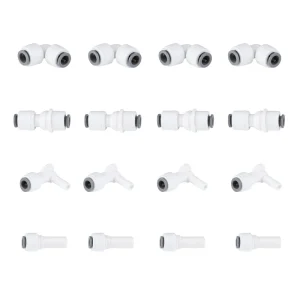 Water Filter High Flow Quick Connect Fittings POM Plastic Push in Connectors for Reverse Osmosis System