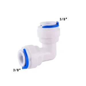 Water Filter Parts High Flow Rate Push in Connectors for RO Purifier Elbow Tube Easy Install