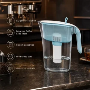 Water Filter Pitcher 4.2L 7 Stage Eco friendly Resin OEM Custom Logo Factory Dropshipping Purifier