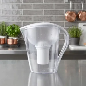 Water Filter Pitcher Ionizer Resin Activated Carbon 3.5L Household Use Removes Lead & Mercury Bad Odor Rust Food Grade Plastic