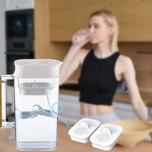 Water Filter Replacement Cartridges With Multistage Filtration System Removes Chlorine Sediment