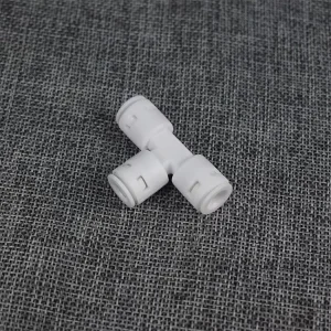 Water Filter Spare Parts Tee Fitting Plastic Pipes Connect