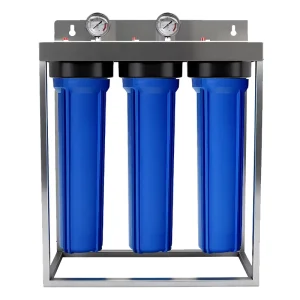 Water Filter Whole House Large Flow Jumbo 20 4.5inch Water Purifier System with Pressure Gage to Middle East Market
