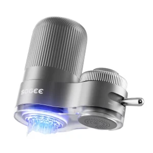 Water Filter for Sink Faucet NSF42 Activated Carbon Filtration Reduces Chlorine Bad Taste & Some Heavy Metals 3*Filter