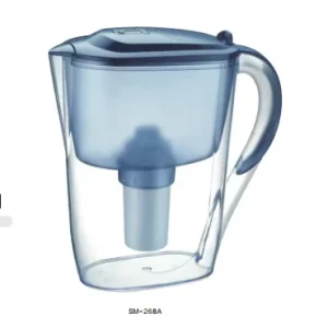 Water Pitcher 2L Big Capacity Alkaline Water Maker Pot Household Use with Carbon Filter Plastic Water Pot