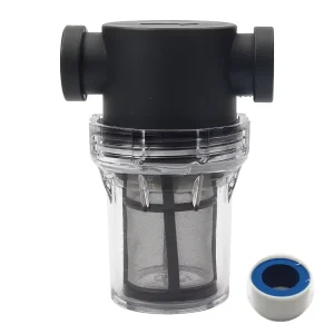 Water Pump Filter 20mm Water Pipe Irrigation Inline Mesh Strainer Multipurpose for Garden Outdoor