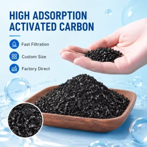 Water Purification Activated Carbon Media for Odor Reduction Organic Impurity Removal and Stable Water Quality Control