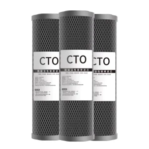 Water Purification Filter Cartridge with Activated Carbon Block and Iron Removal
