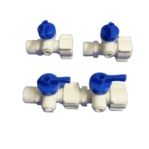 Water Purifier Water Filter Pvc Solenoid Valve Water Tube Parts 1/4″OD Ball Valve Quick Connect