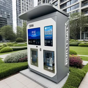 Water Quality Monitoring Vending Machine UV Light Sanitization Real-Time LED Display 4G LTE Outdoor Self-Service