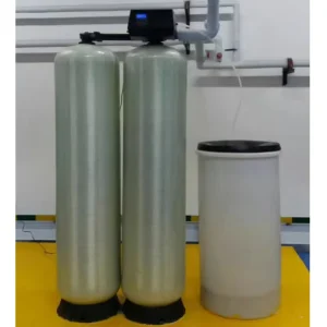 Water Softener Filter System 2000 LPH Resin-Based Hard Water Softener PLC Gearbox for Boiler Protection