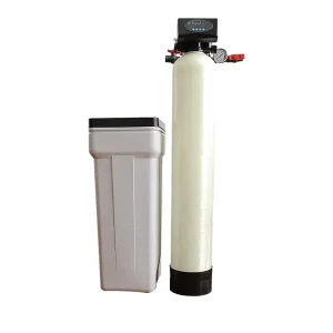 Water Softener Filter System with Reverse Osmosis Filtration Stainless Steel 304 FRP Pump PLC Components 100 LPH