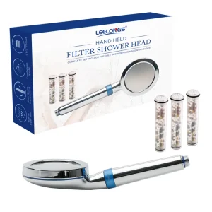 Water Softener Filters High-end Skin Care Handheld High Pressure Filtered Shower Head For Hard Water Remove Chlorine