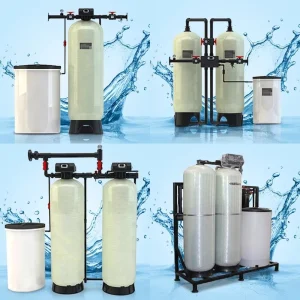 Water Softener System PLC Pump Reverse Osmosis Hardness Removal Water Treatment Plant