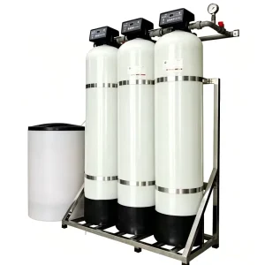 Water Softener System with Fiberglass Pressure Vessel for Hard Water Purification Applications