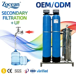 Water Softening System with Renewable Resin for Reducing Calcium and Magnesium Ions for Home Use