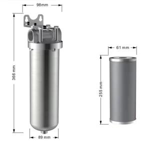 Water Treatment 304 Stainless Steel Pre Filter Household Tap Water Filter Whole House Water Purifier Manufacturer