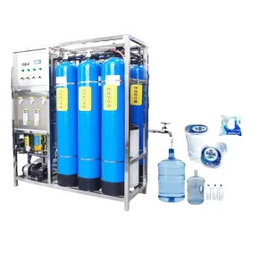 Water Treatment Equipment Water Purification Mineral Water Bottling Line Filling Machine Plant