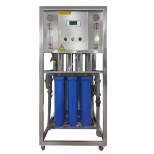 Water Treatment Machine 0.5T/H PLC RO with Pressure Vessel Pump and Engine for Drinking Water Filtration