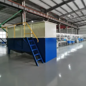 Water Treatment Machine with Filtration Motor, PLC, Air Flotation, Precipitation and Sedimentation Tank