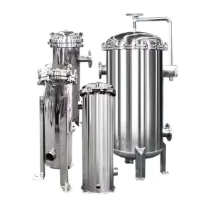 Water Treatment Spare Parts Stainless Steel Tank Gearbox Core Components 1-Year Reverse Osmosis Filter Housing