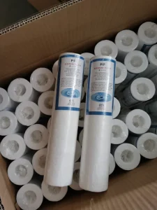 Water Treatment System Reverse Osmosis Security Filter Cartridge 10 Inch 20 Inch PP Cotton Meltblown Highly Efficient