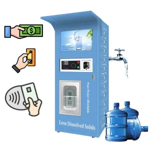Water Vending Machine RO Water Purifier Water ATM Self Service Drinking Water Station Pure Water Dispenser Commercial