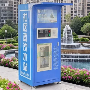 Water Vending Machine UV Light Sanitization 4G LTE LED Display Multiple Payment Options