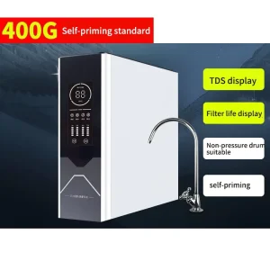 Waterfilter RO System Ultrafiltration Water Purifier Four stage Filtration System 400G Electric Automatic Shut off Household