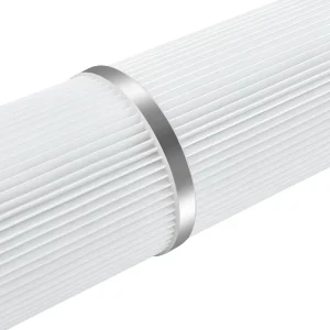 Waterproof Metal Hoop Reinforced Polyester Pleated Filter Cartridge Top Flange Dust Filter for Mixing Plant