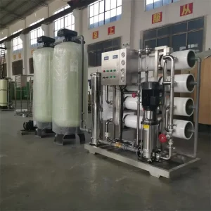 Well Water 4000 LPH RO System Complete Water Treatment Fiberglass Reverse Osmosis Filtration System Motor Engine 1 Year Warranty